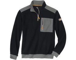 ATLAS FOR MEN - Fleece coltrui met rits - Heren - Verkrijgbaar in grote maten - L