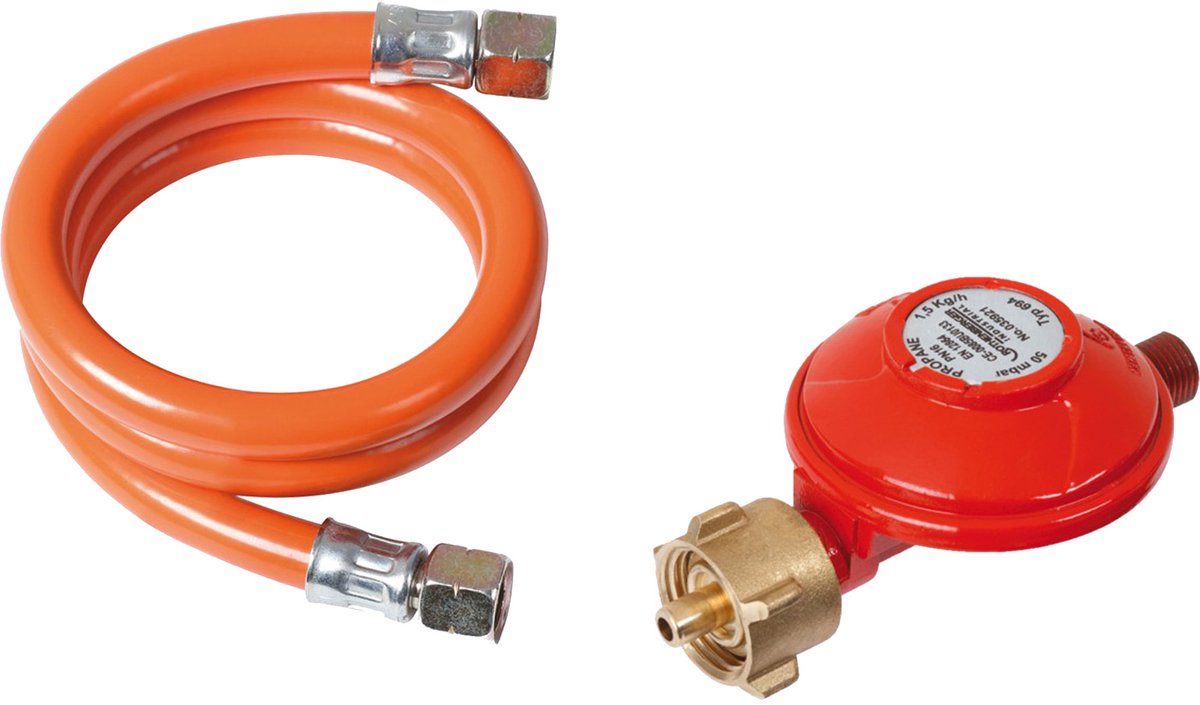 ROTHENBERGER Industriële set 80 cm gasslang & drukregelaar pr...