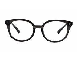 VERTEBRIL Nova - Sterkte -2.50 - Kleur Black Vibe - GEEN leesbril - Unisex bril voor veraf - Lichtgewicht montuur – Fijne pasvorm – Flexibele veren – Hoogwaardige MIN glas - Myopie/bijziendheid - Inclusief etui en doekje