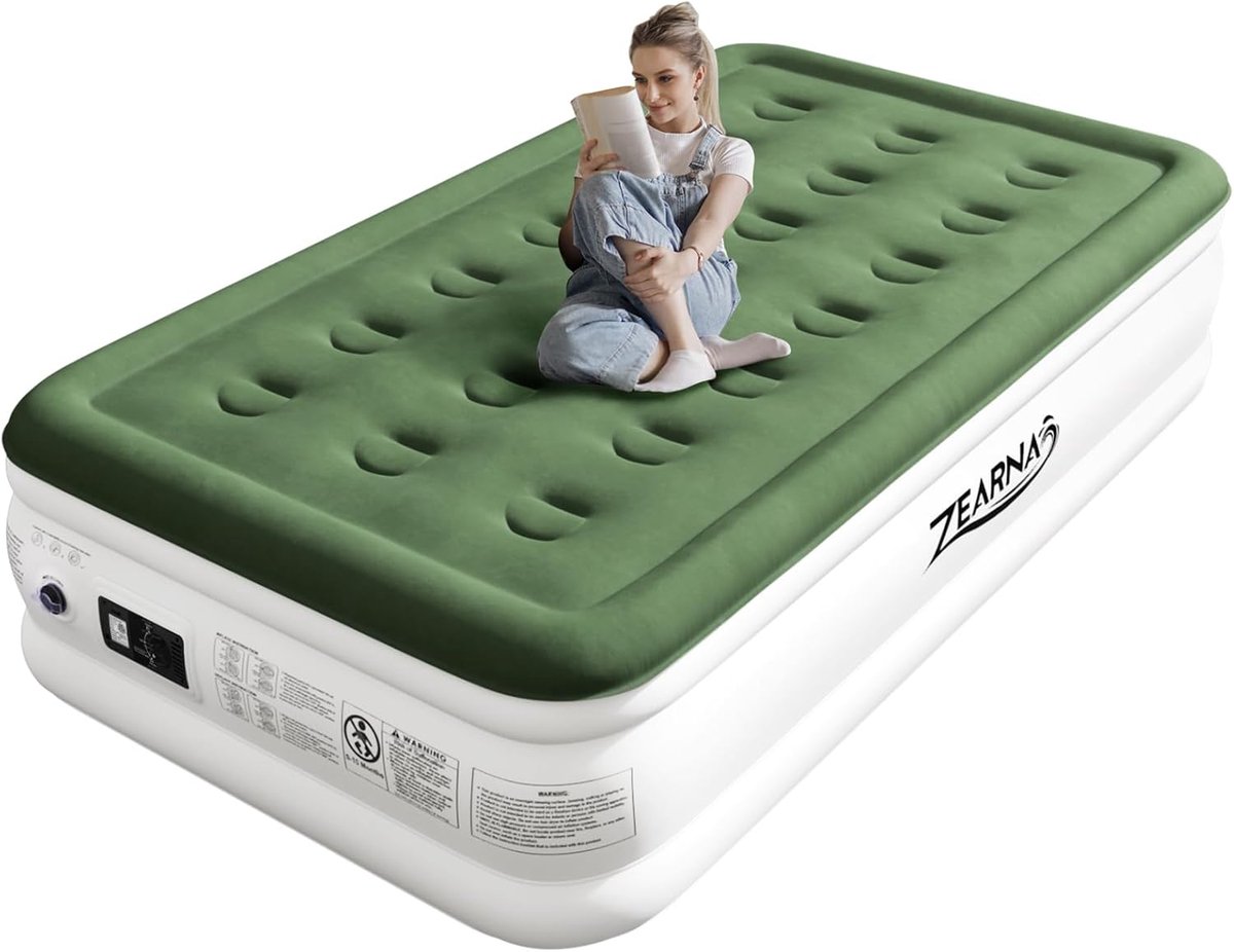 Zelfopblazend Luchtbed 1 Persoon - Comfortabel en Compact voor Camping en Thuis