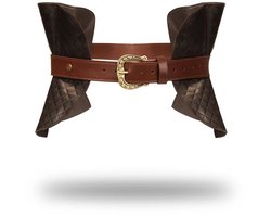 Liebe Seele - The Equestrian Leather Corset - Leren Corset S/M