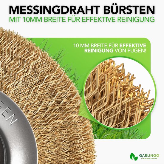Set van 4 Voegborstels voor Effectieve Reinigen van Bestrating en Steenvoegen — afbeelding 4
