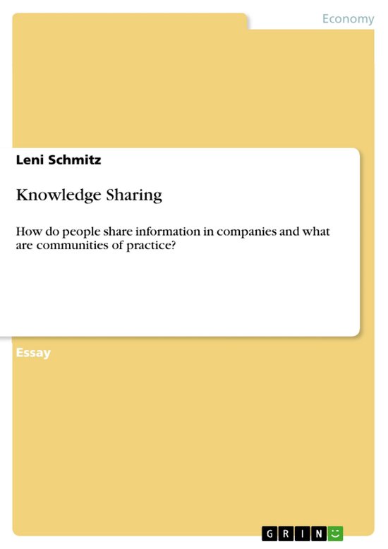 Knowledge Sharing - cover
