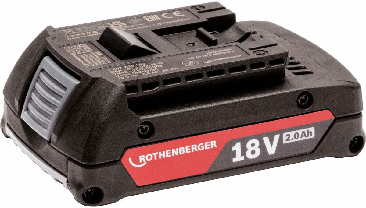ROTHENBERGER RO BP18/2 Accu, AMPS, EU, Basiseenheid - 1000003859