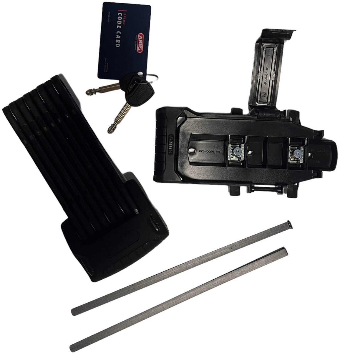 Fietsslot ABUS Vouwslot - BORDO GRANIT™ 6500K - Security level 15 - ART 2 zwart - 120 cm - Geschikt voor elektrische fietsen en stadsfietsen – foto 7