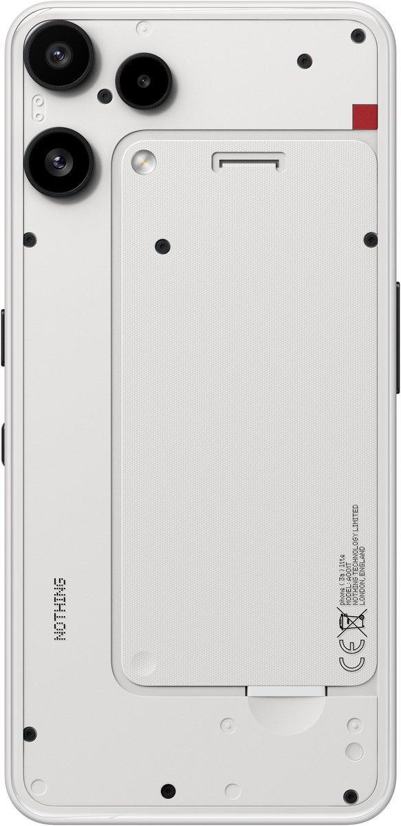 Nothing Phone (3a) Lite - 8GB/128GB - Wit – foto 4
