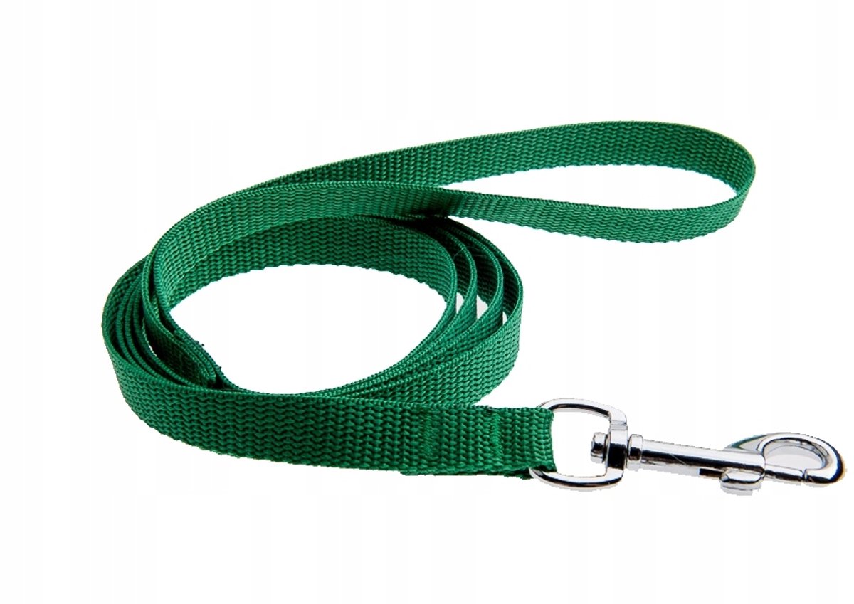 Klassieke Hondenlijn Stad 150cm Groen - 13 Kleuren