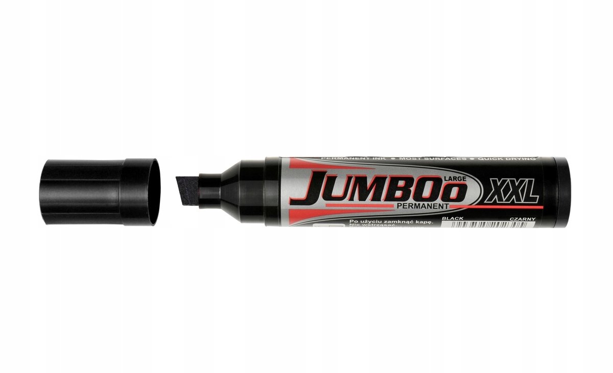 Kamet Jumbo XXL Zwarte Permanente Marker