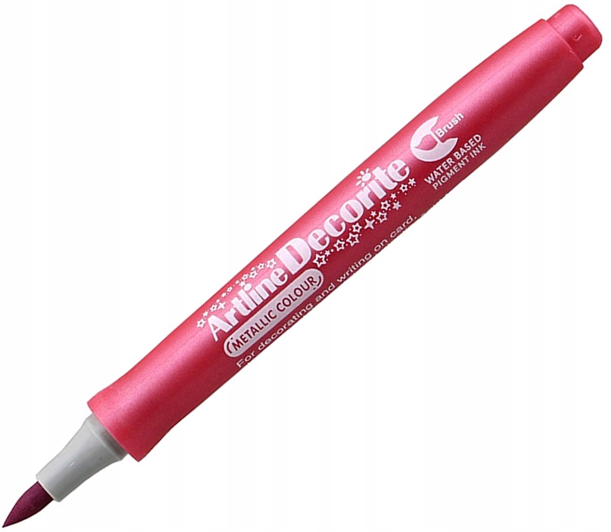 Toma Decorite Brush Marker ARTLINE - Roze Metallic