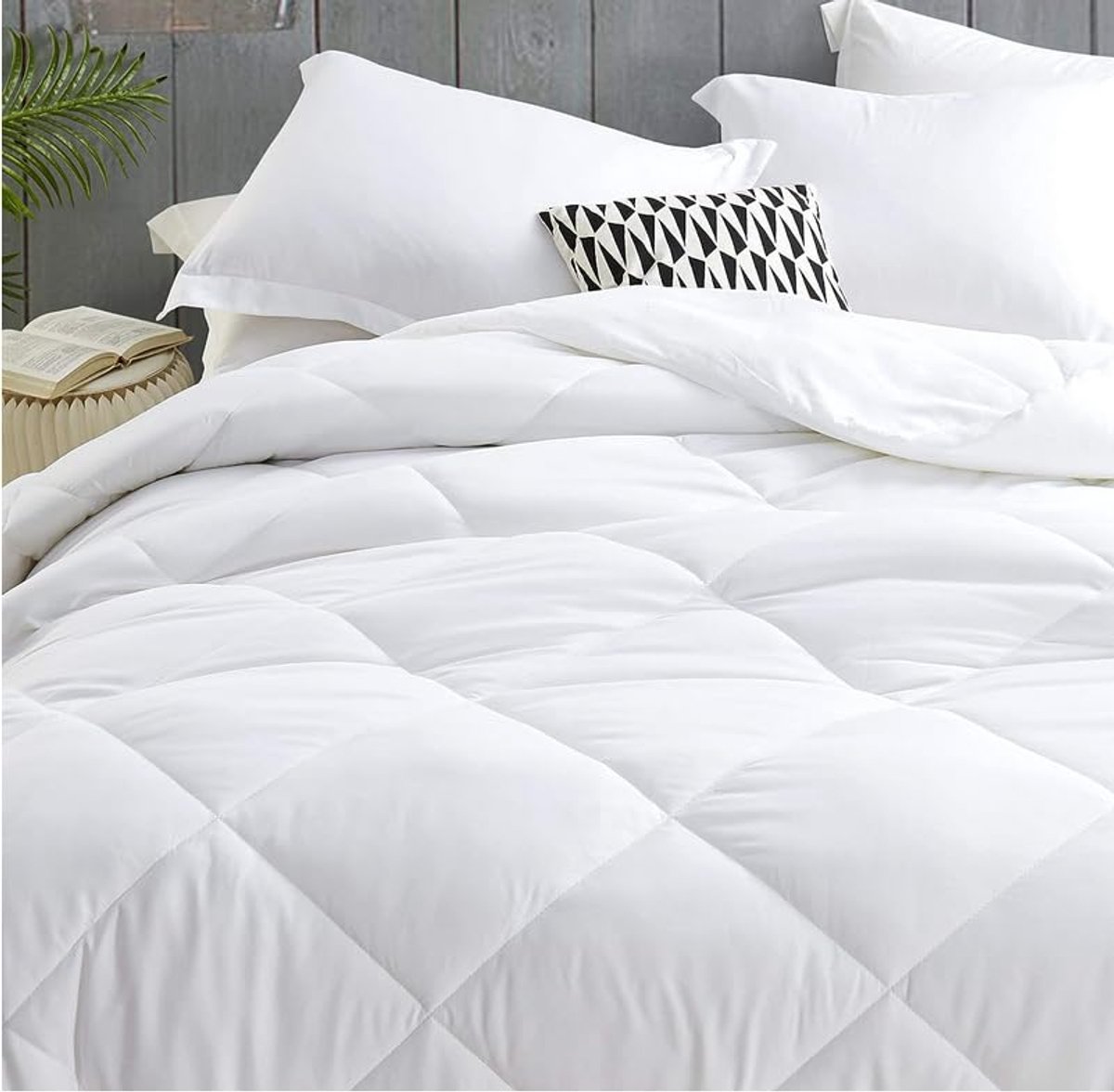Dekbed 200 x 200 cm - Hypoallergeen en Ademend voor Jaarrond Gebruik