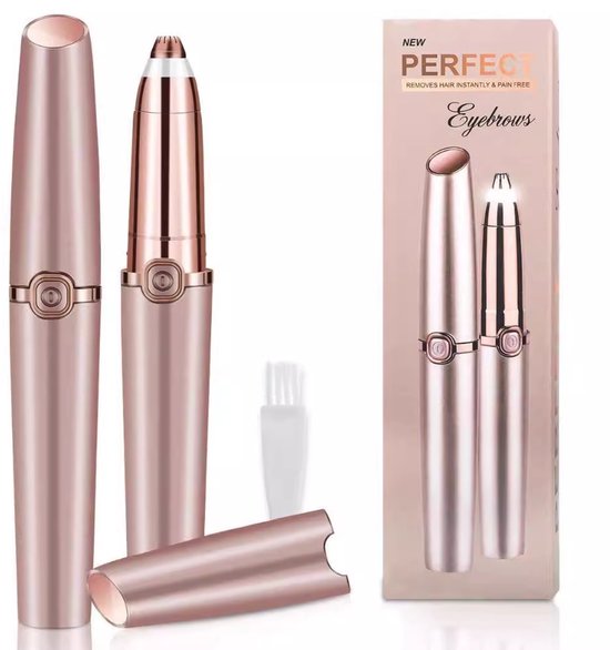 Wenkbrauw Trimmer & Epileer apparaat - Precisietrimmer -Gezichtsontharing -Gezichtsepilator - USB oplaadbaar -