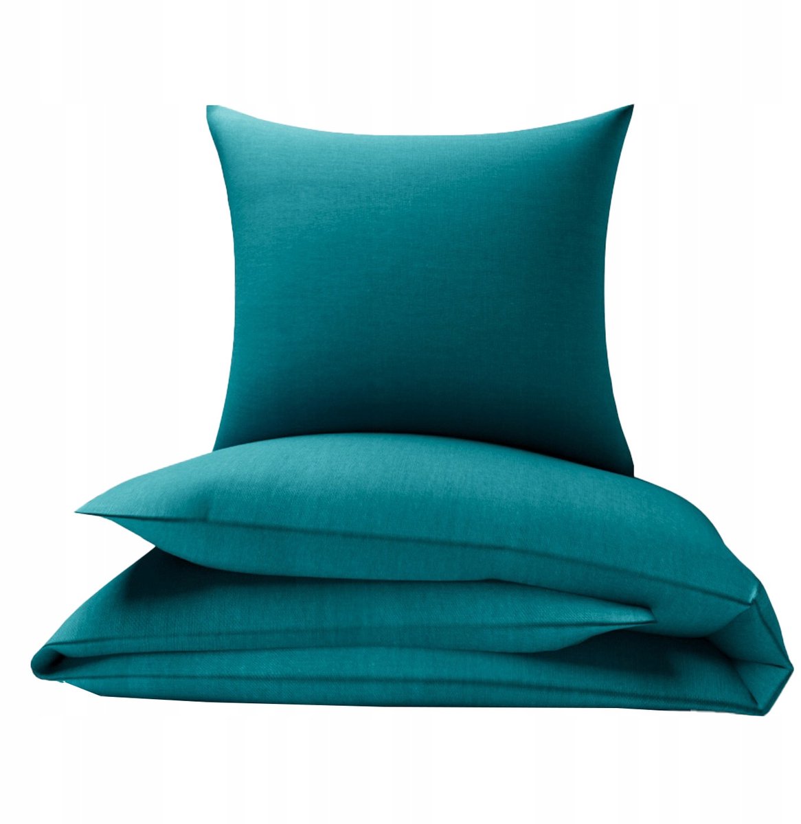 Image of 100% Katoenen Dekbedovertrek 120x180 cm - Emerald Groen