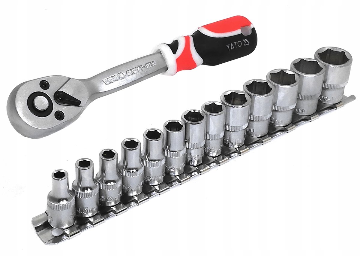 Yato Ratel met 1/4" dopsleutelset 4-14mm