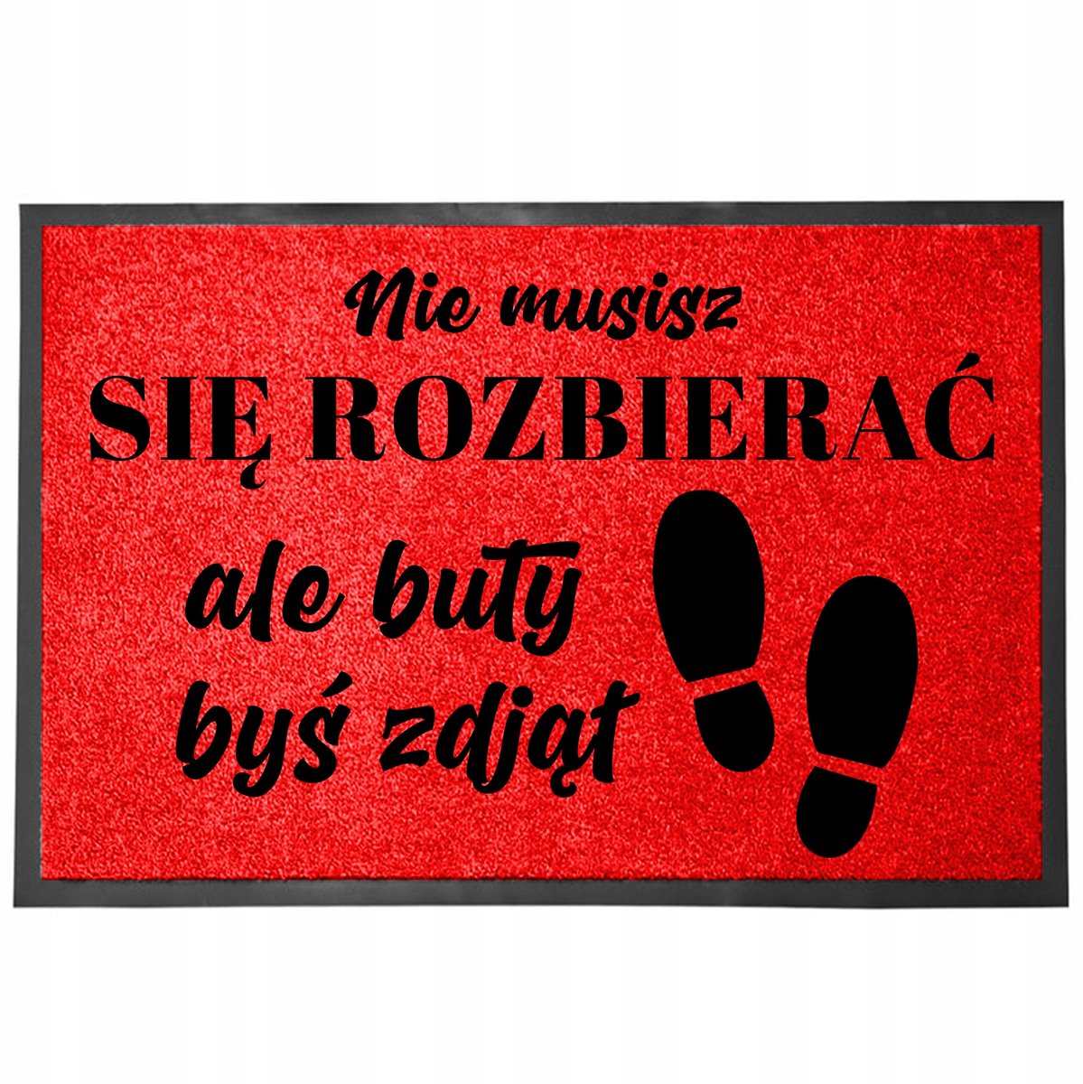 Rode Deurmat 40x60 cm - Stijlvol en Functioneel