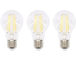 Bemko Premium LED Lamp E27 - vervangt 75W (7.5W) - 1055lm - 4000K Neutraal Wit - 230V - 3 stuks