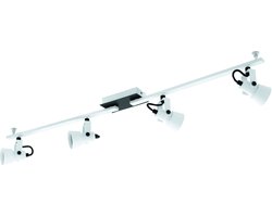 EGLO Trillo Opbouwspot - GU10 - Staal - Zwart|Wit
