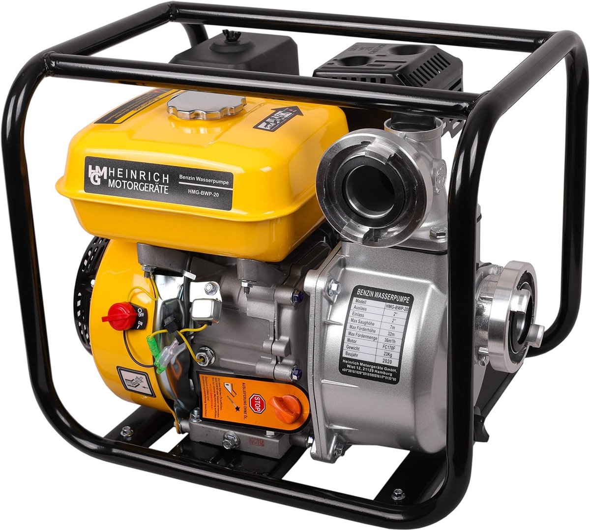 Motorpomp Storz C 5,2 kW 36000 l/u voor Zelfaanzuigen