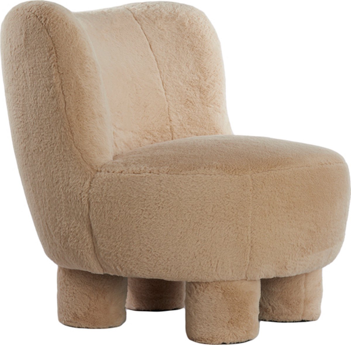 Fauteuil Kamovu - Teddy - Beige