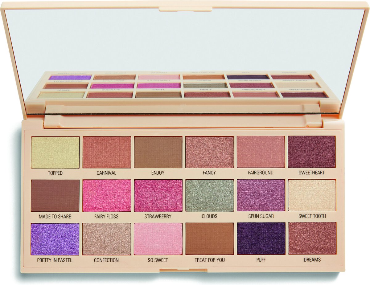 Makeup Revolution I Love Revolution Oogschaduw Palette - Cotton Candy