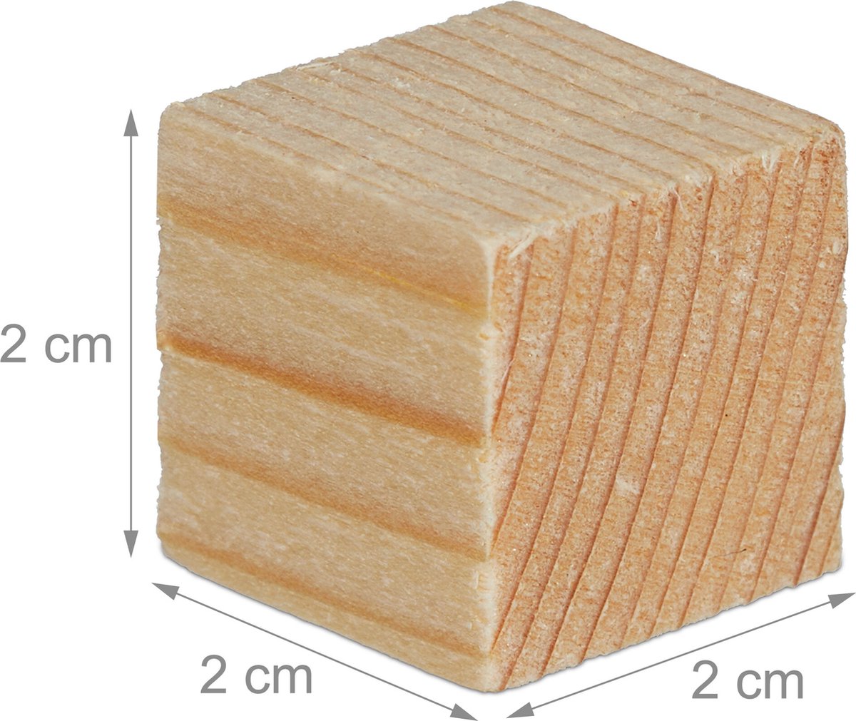 150 stuks houten blokjes, 2 cm, blanco natuur, houten blokken voor knutselen, doe-het-zelf, knutselmateriaal, houten blokjes voor handwerk, schilderen, stempelen, decoratieve dobbelstenen, snijwerk