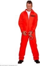 Widmann - Boef Kostuum - County Jail Gevangene - Man - Oranje - Large - Carnavalskleding - Verkleedkleding
