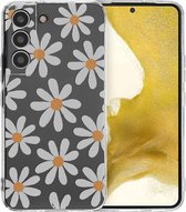 iMoshion Hoesje Geschikt voor Samsung Galaxy S22 Hoesje Siliconen - iMoshion Design hoesje - Meerkleurig / Daisy Flower