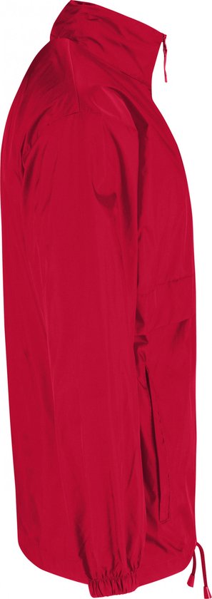 Veste Homme S B&C Manche longue Rouge 100% Nylon