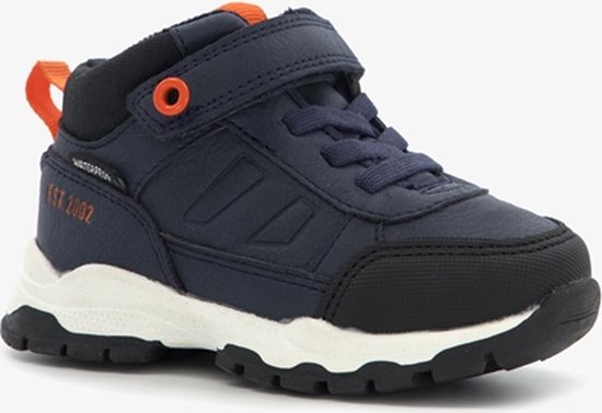 Blue Box hoge jongens sneakers donkerblauw - Maat 25