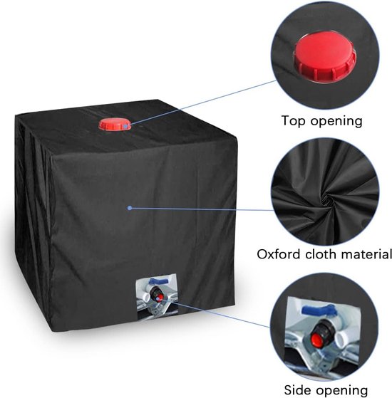 Zandbakafdekking Waterdicht 120x120x20 Cm - Oxford-stof Beschermhoes Met Opbergtas