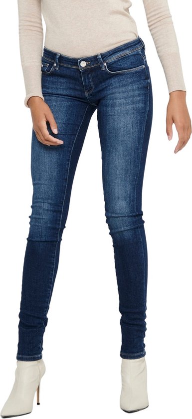 Only Dames Jeans ONLCORAL LIFE REA285 skinny Blauw