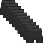 Bamboo Basics Heren Bamboe Boxershorts Rico (10-pack) - Zwart - Ondergoed Heren - Boxershort Heren Lange pijp - Maat M