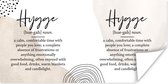 Poster Woordenboek - Hygge - Quotes - 80x40 cm