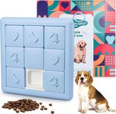 Pet Puzzle Toys IQ Toy | Hondenpuzzel Feeder Toys | Slow Feeder Dog Bowl | Interactive Treat Puzzle Game Dog Toys | Dog Treat Puzzle voor Fun Slow Feeder | voor Hond/Kat/Puppy/Kitten (blauw)