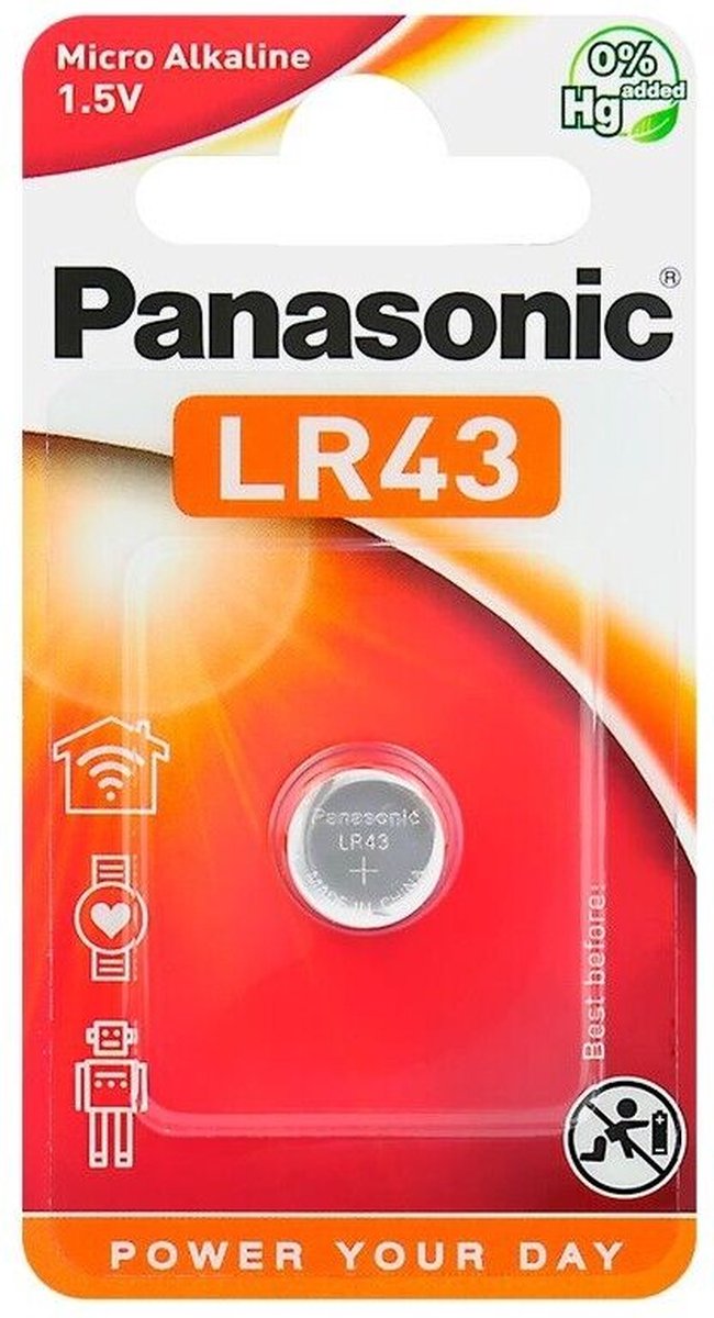 Panasonic LR 43 Wegwerpbatterij Alkaline