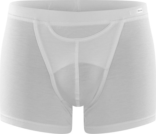 HOM Boxer soft confort Tencel HO1 (pack de 1) - boxer homme avec braguette horizontale - blanc - Taille : XXL