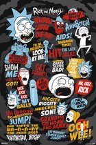 Poster Rick and Morty Quotes 61x91,5cm