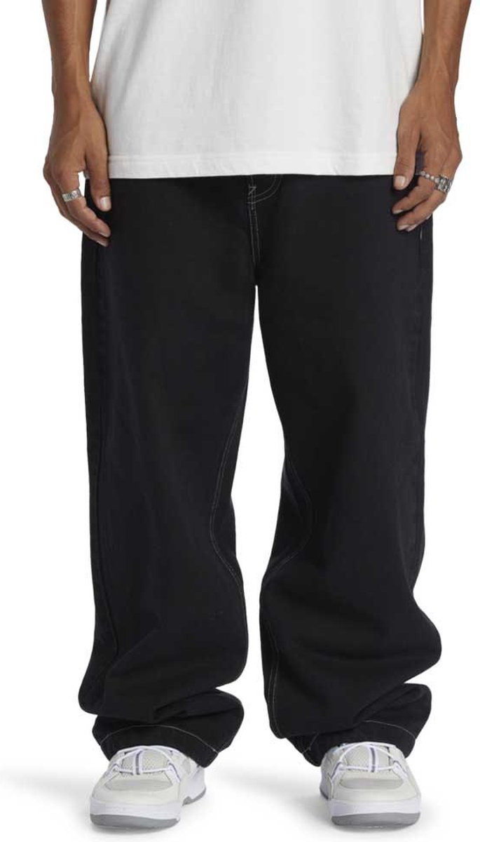 Dc Shoes Worker Baggy Rbt Spijkerbroek 34 34 Man Zwart