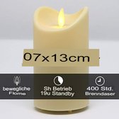 Waxinelichtjes Led Bewegende Vlam - Waxinelichtjes Op Batterijen - 13 CM