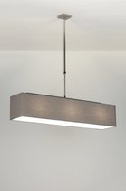 Lumidora Hanglamp 71824 - ADELAIDE - 3 Lichts - E27 - Grijs - Textiel