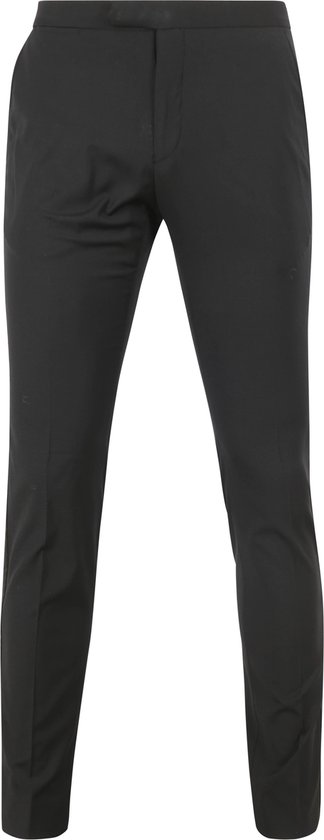 Suitable - Rok Pantalon Wol Blend Zwart - Heren - Maat 48 - Slim-fit