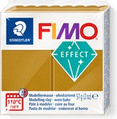FIMO effect ovenhardende boetseerklei standaard blokje 57 g - Metallic goud