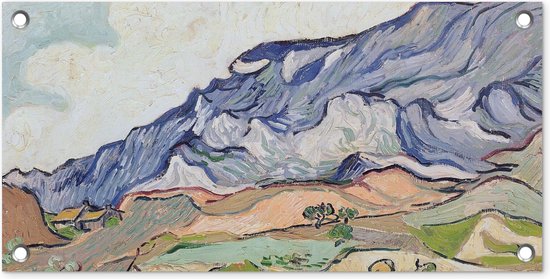 Tuinposter De Alpen - Vincent van Gogh - 60x30 cm - Tuindoek - Buitenposter