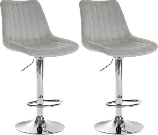 Barkruk Dartford creme Fluweel | 324330