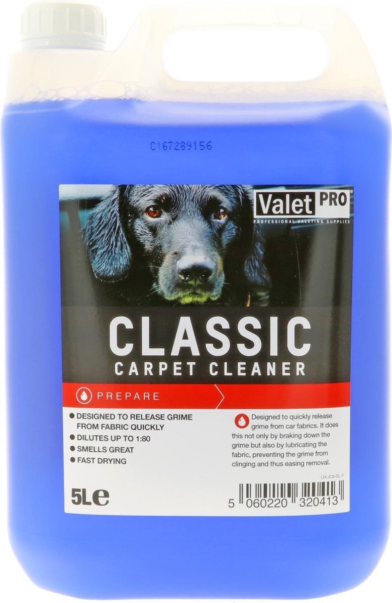 Valet Pro Classic Carpet Cleaner - 5000ml