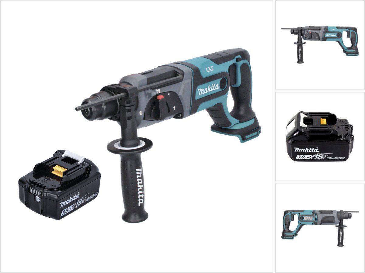 Makita DHR 241 F1 accu boormachine 18 V 2.0 J SDS plus + 1x oplaadbare accu 3.0 Ah - zonder oplader