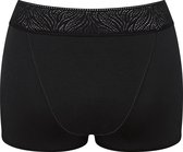 Sloggi 2-pack Menstruatie shorts - period short heavy - XL - Zwart.