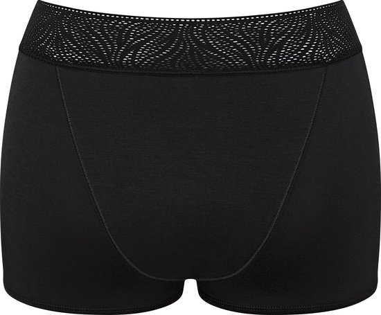 Sloggi 2-pack Menstruatie shorts - period short heavy - XL - Zwart.