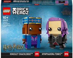 LEGO Harry Potter Brickheadz 40618 - Romeo Wolkenveldt™ en Nymphadora Tops™