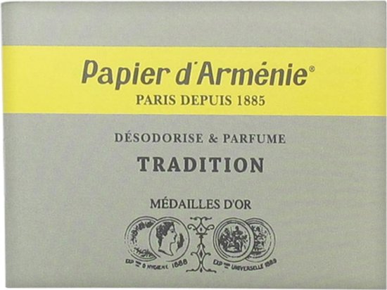 1 carnet de Papier d'Arménie La Rose