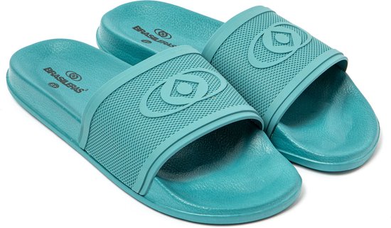 Brasileras Slippers Unisex-Turquoise-45